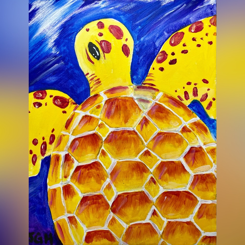 Handmade acrylic painting